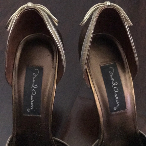 David Aaron peep toe heel - Picture 3 of 8